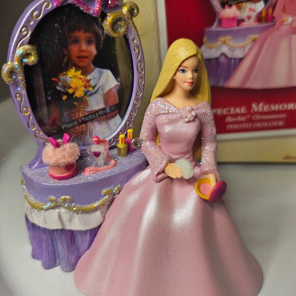 Hallmark Keepsake Barbie Special Memories Ornament Photo Holder Dated 2003 - Picture 6 of 9